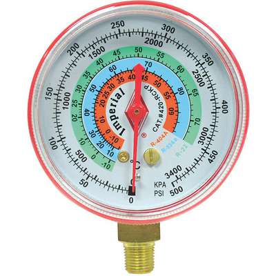 Gauge,2-1/2 In Dia,High Side,