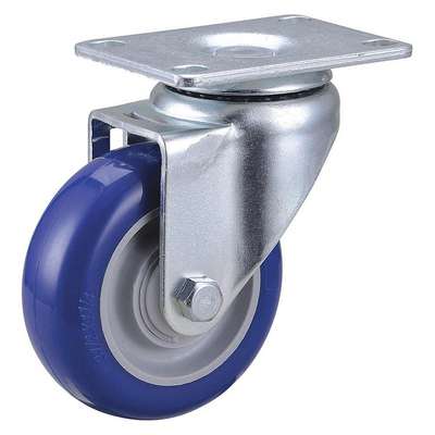 Plate Caster,250 Lb. Load