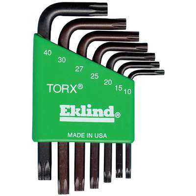 Torx Key Set,Pieces 7,T2