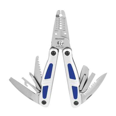 Multi-Tool,Silver,12 Tools