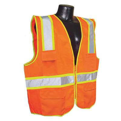 High Visibility Vest,Orange/