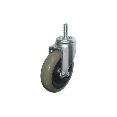 Swvl Stem Caster,Poly,5 In.,