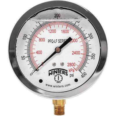 Gauge,Pressure,4in.,0 To 400