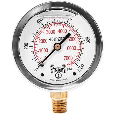 Gauge,Pressure,2-1/2in.,0 To