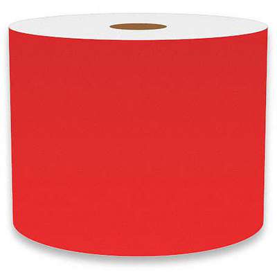 Label Tape,Red,4in W,For Mfr