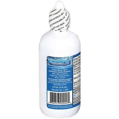 Personal Eye Wash Bottle,4 Oz.