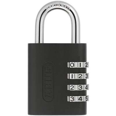 Combination Padlock,Side,Black/