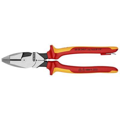 Linemans Plier,9-1/8" L,