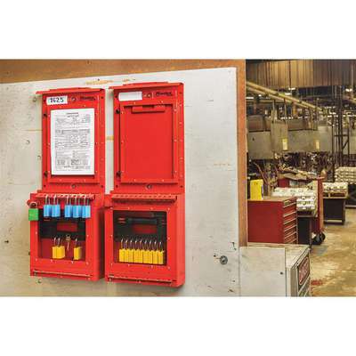 Lockout Station,Unfilled,Steel,