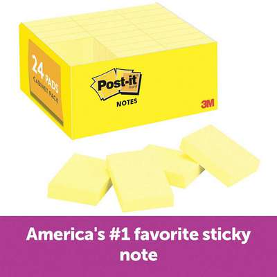 Sticky Notes,1 3/8 In x 1 7/8