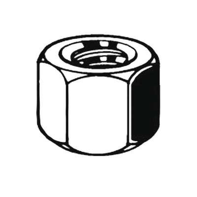 Hex Nut,Steel,GR 8,1-1/8-12,