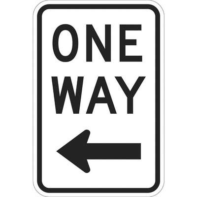 One Way Traffic Sign,24" x 18"