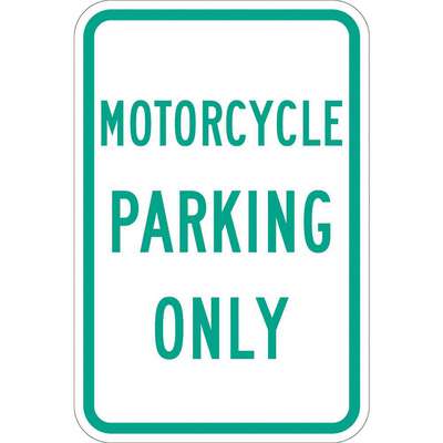 Motorcycle Parking Sign,18" x