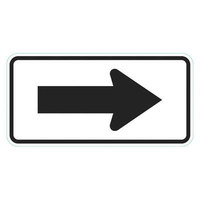 Arrow Traffic Sign,12" x 24"