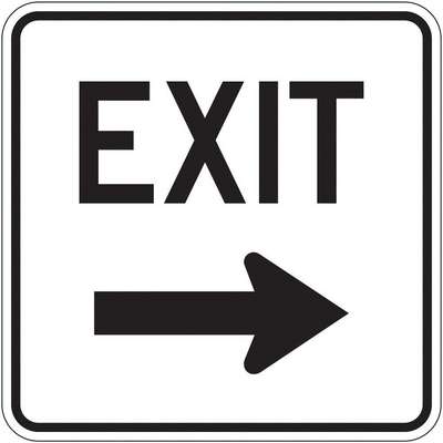 Exit Sign For Parking Lots,18"