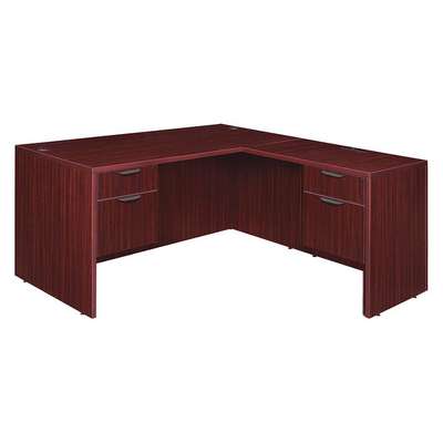 L-Shape Desk,Overall 66" W,