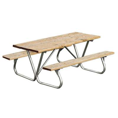 Picnic Table,72" W x68" D,