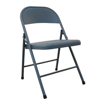 Folding Chair,Steel,Blue,300