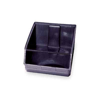 Shelf Bin,Black,Polypropylene,