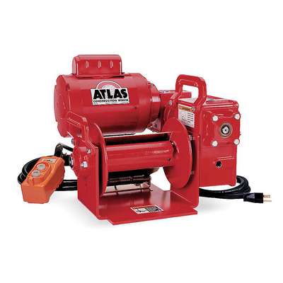 Electric Winch,1-1/3HP,115VAC