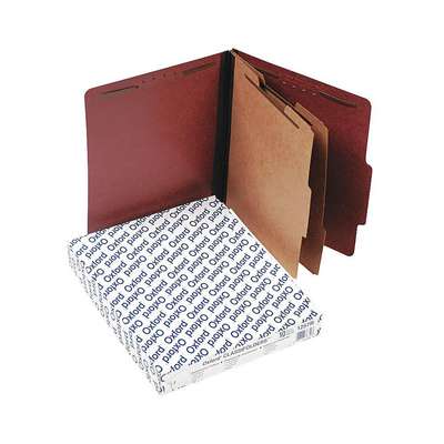 Letter File Folders,Red,PK10