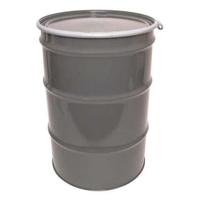 941467-9 Transport Drum: Steel, 55 gal, Bolt Ring, Gray / Gray, Unlined ...