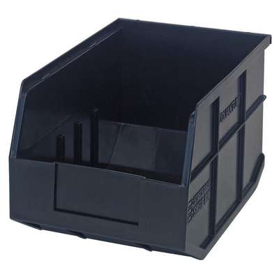 Shelf Bin,Black,Polypropylene,