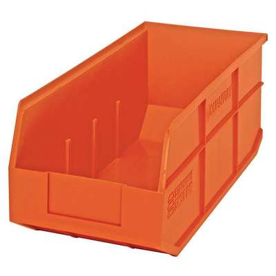 Shelf Bin,Orange,Polypropylene,