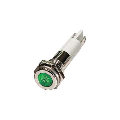 Flat Indicator Light,Green,