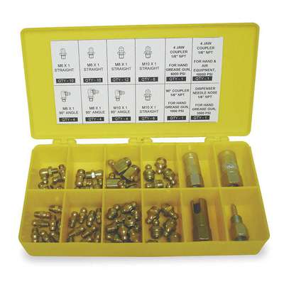 Grease Fitting Kit,Metric