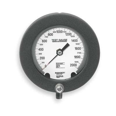 Pressure Gauge,0 To 2000 Psi,