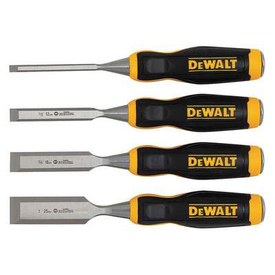 Chisel Set,4 Pieces,1, 3/4, 1/