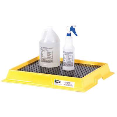 Spill Tray,Black/Yellow,2.5