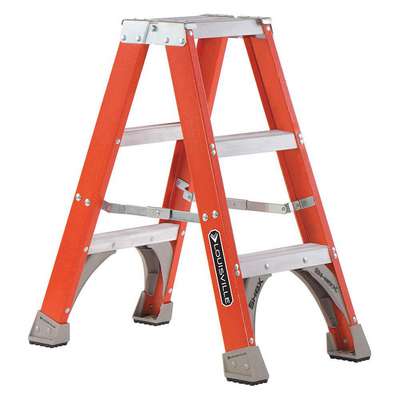 Twin Stepladder,3 Ft.,