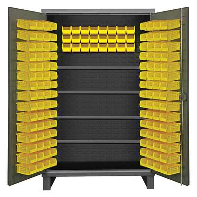 Bin Cab,Louvered/Shelving,78"H,