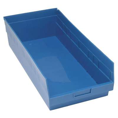 Shelf Bin,Blue,Polypropylene,8