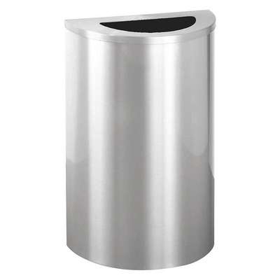 Trash Can,Half Round,14 Gal.,