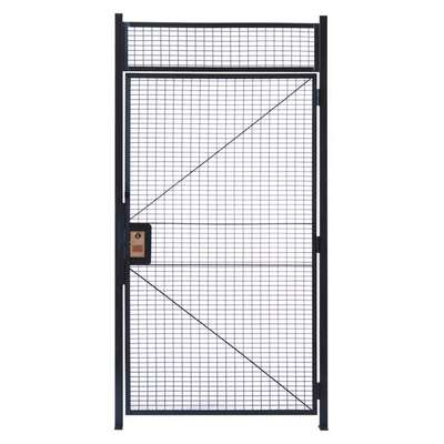 Hinged Gate,3 Ft x 7 Ft 3-1/4