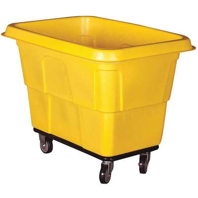 Cube Truck,Mdpe,Yellow,16.0 Cu.