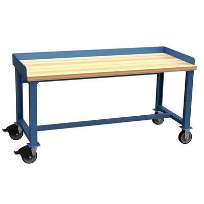 Workbench,Butcher Block,60" W,