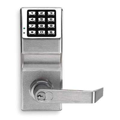 Electronic Lock,Satin Chrome,