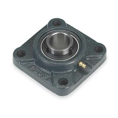 Flange Bearing,4-Bolt,Ball,1-1/