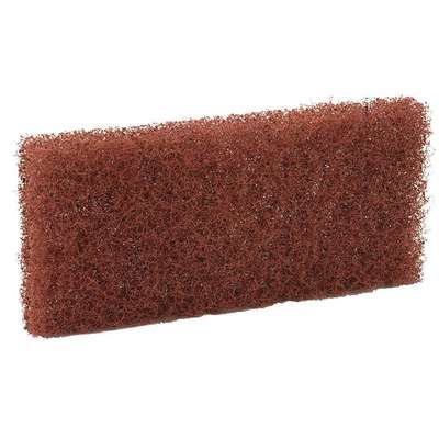 Cleaning Pad,Brown,10 x 4-1/2