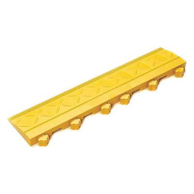 Mat Ramp,Yellow,4 In. x 18 In.,