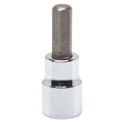 Drive Hex Bit Socket,3/8in,1/