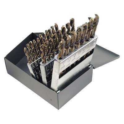 Jobber Drill Set,26 Pc,Cobalt