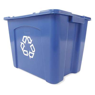 Recycle Bin, 14 Gal., Blue