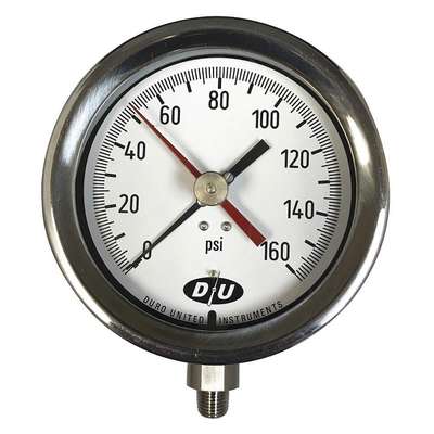 Pressure Gauge ,4-1/2" Dial