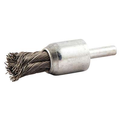 End Brush,Shank 1/4",Wire 0.