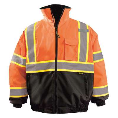 937681-5 Occunomix High Visibility X-Back Jacket: X, ANSI Class 3, 2XL ...